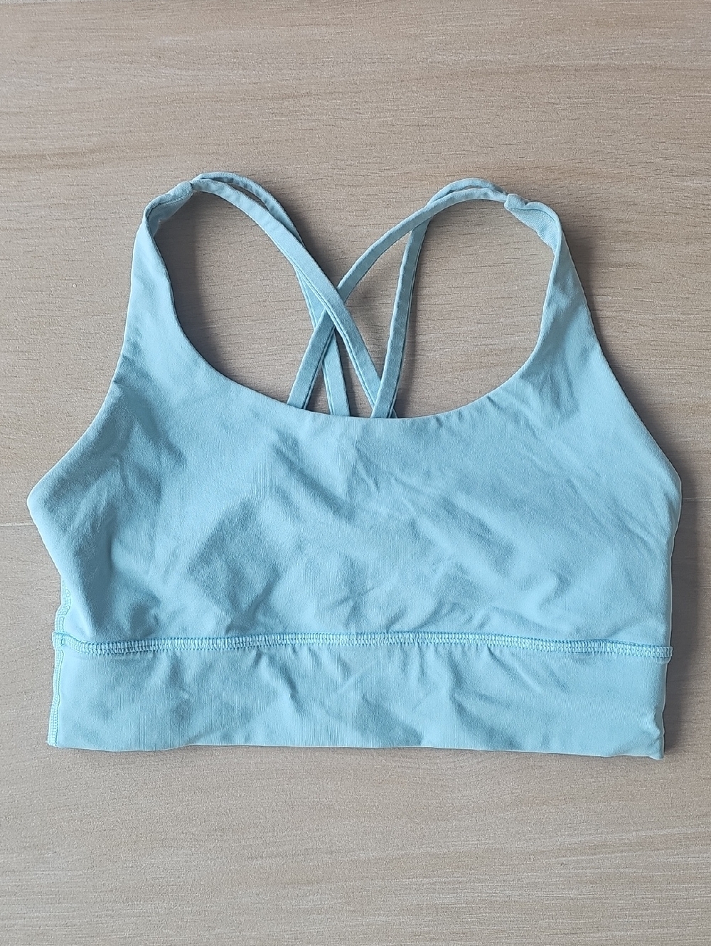 lululemon athletica Light Blue Strappy Sports Bra